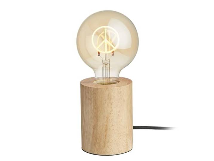 BUTLERS Tischleuchte 8x11 cm Holz - STILO - 1-flammig