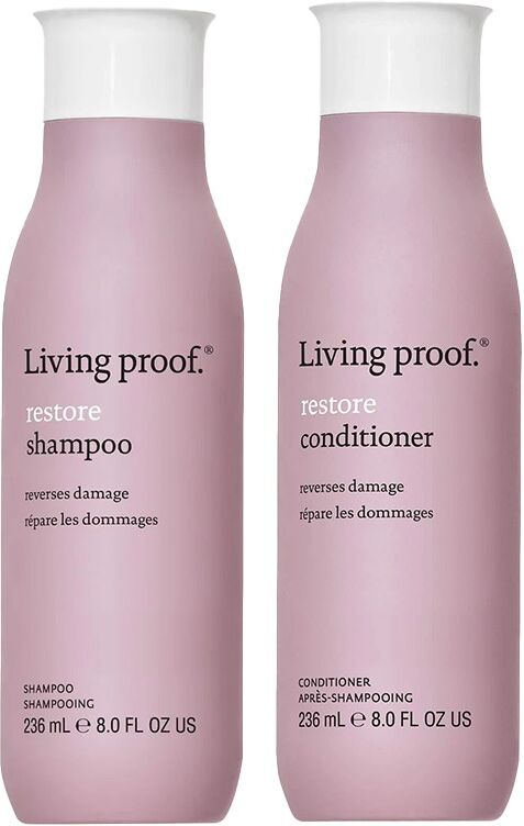 Living Proof Restore Shampoo 236ml & Restore Conditioner 236ml Duo