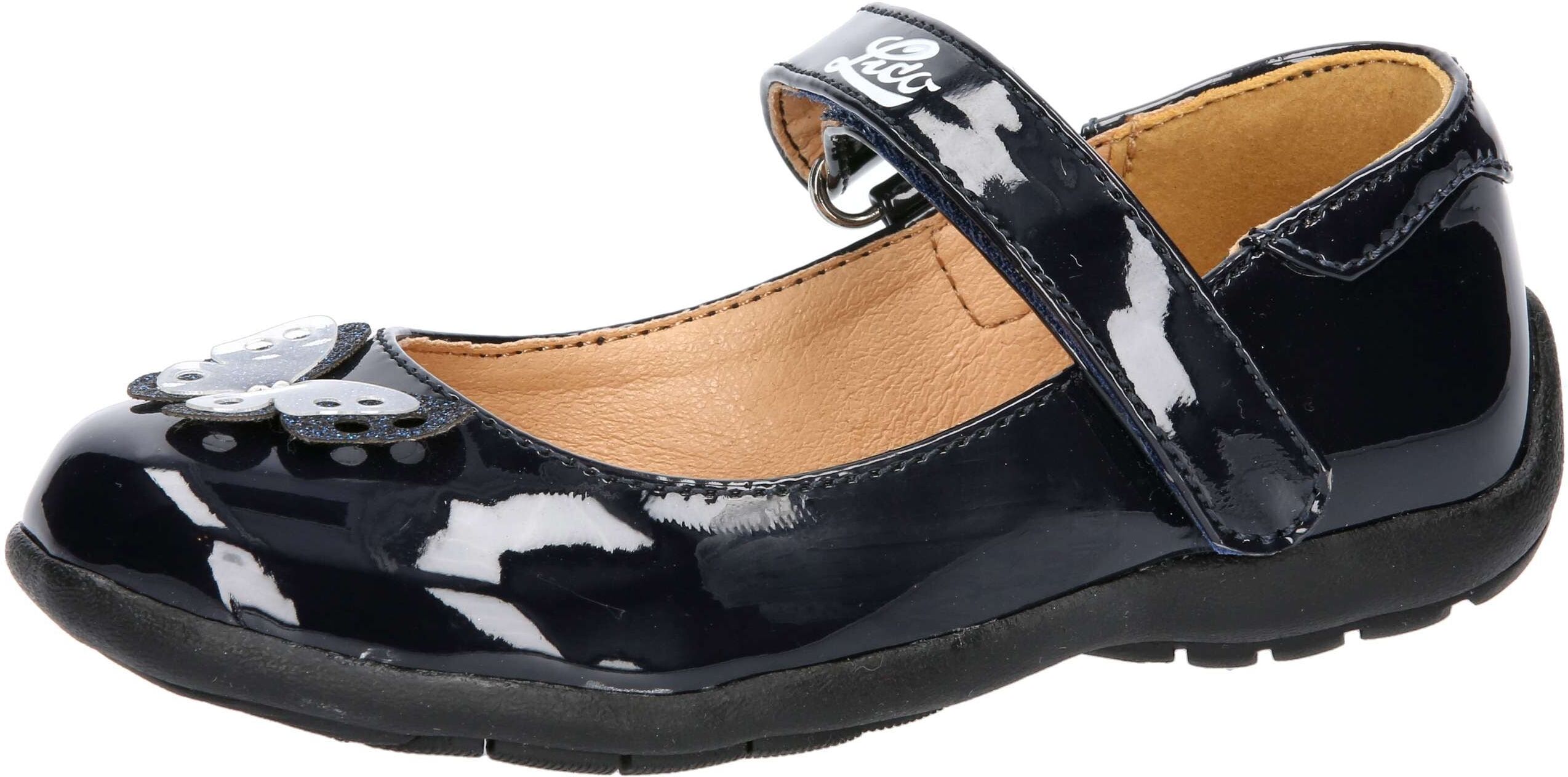 Ballerina LICO "Ballerina Nerina V", Mädchen, Gr. 30, blau, Synthetik, Schuhe Ballerina blau 30