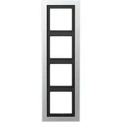 Jung Rahmen 4-fach alu lack ALD 2984-L