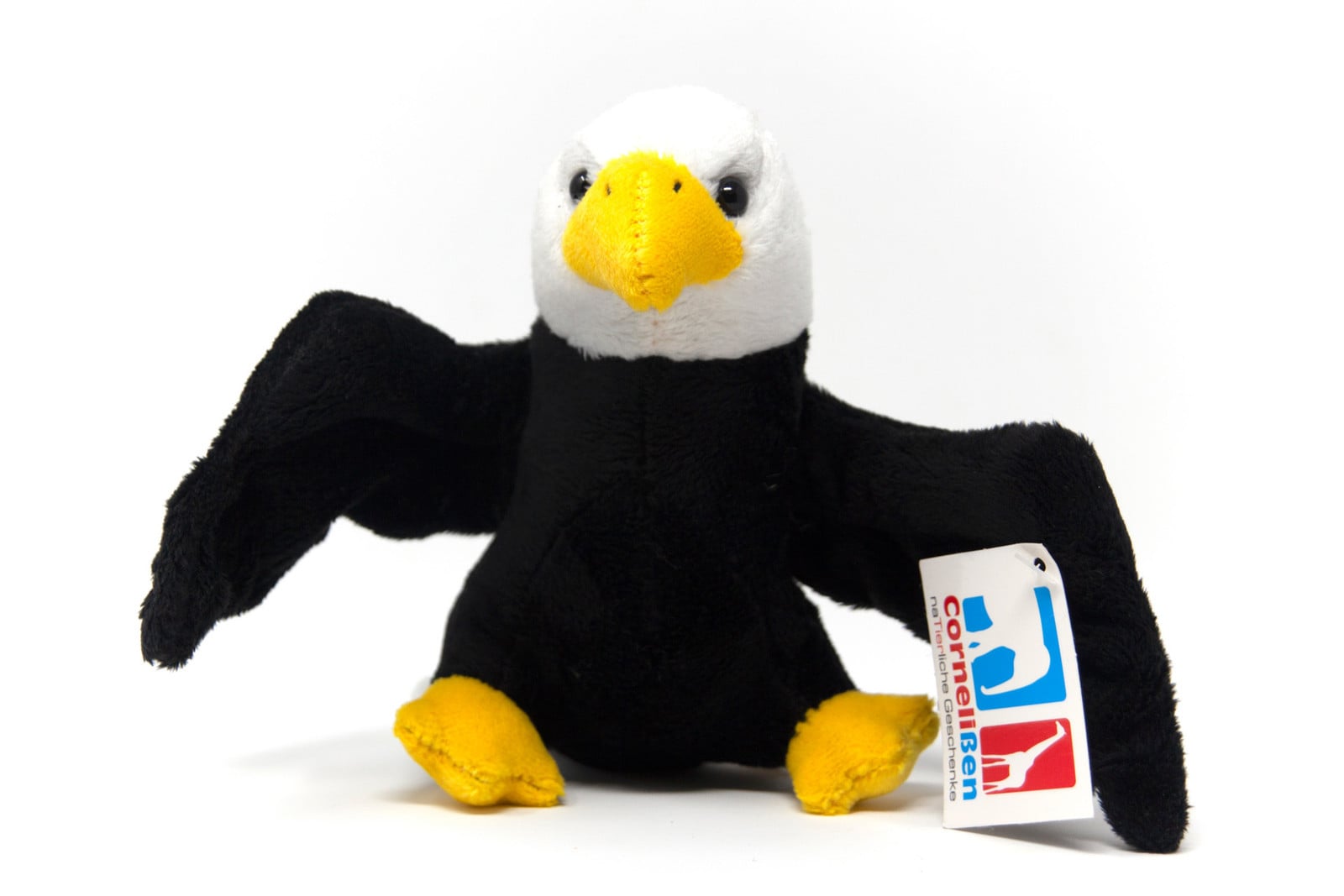 Cornelissen Knuffel Witkopzeearend zwart