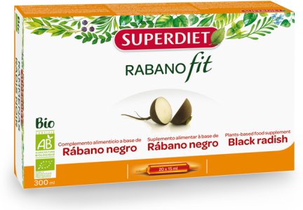 Superdiet Rabanofit (Black Radish) Bio 20 ampoules