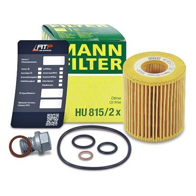 Mann-filter Ölfilter+Schraube+Ölwechselanhänger [Hersteller-Nr. 10491319] für BMW