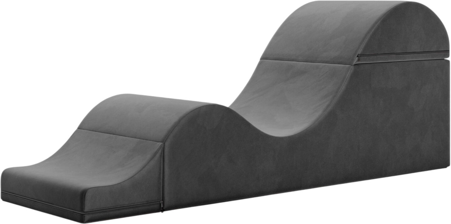 Liberator Aria Flip Chaise - versatile tantra sofa furniture - 3-piece (black)