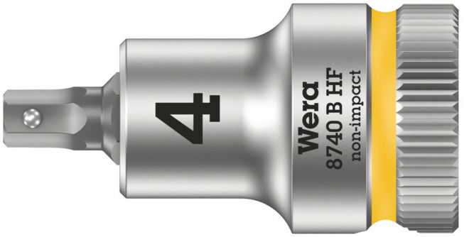 Wera 8740 B HF Douille-embout Zyklop pour vis à six pans creux, à emmanchement 3/8