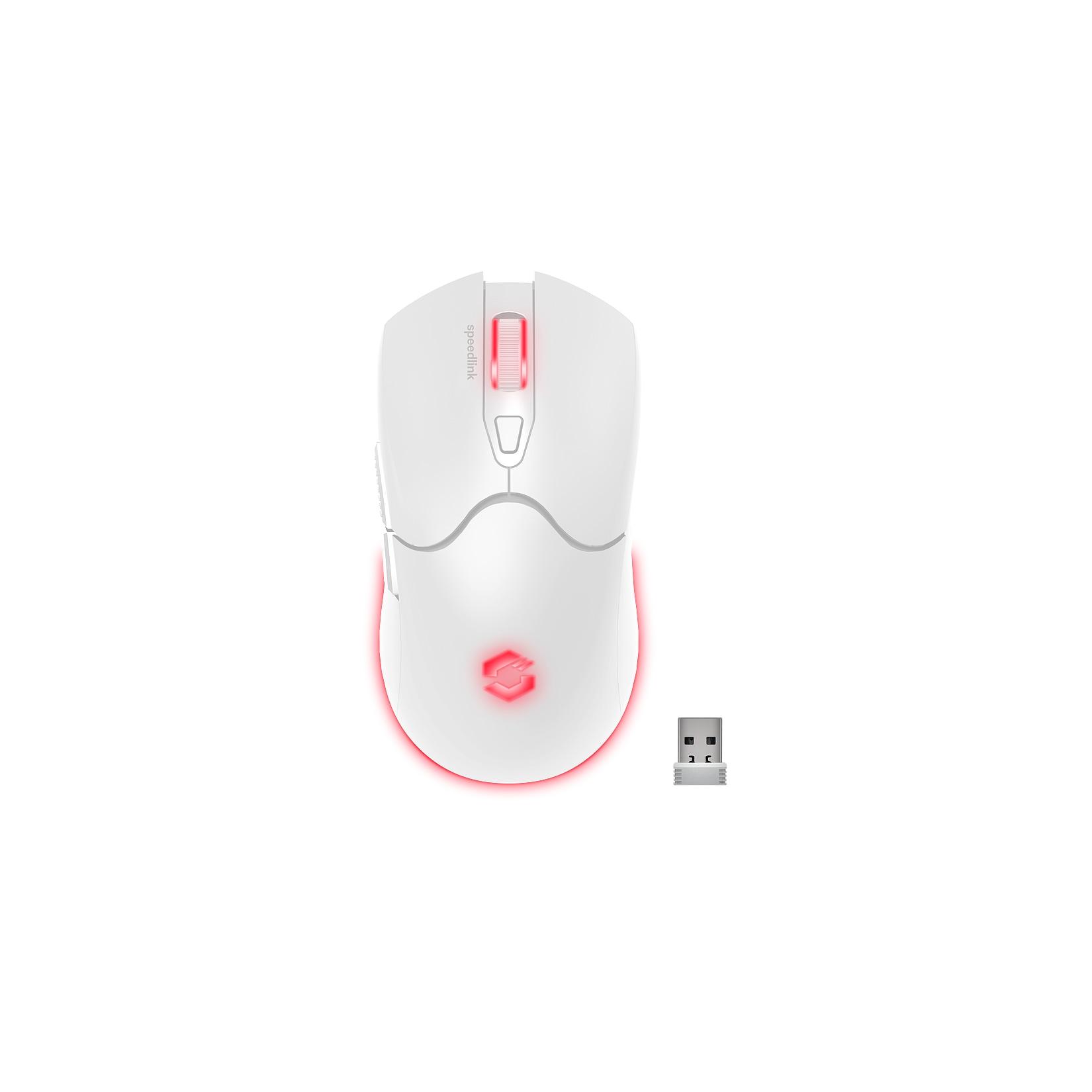 SPEEDLINK VELOX Rechargeable RGB Gaming Mouse - Wireless, white