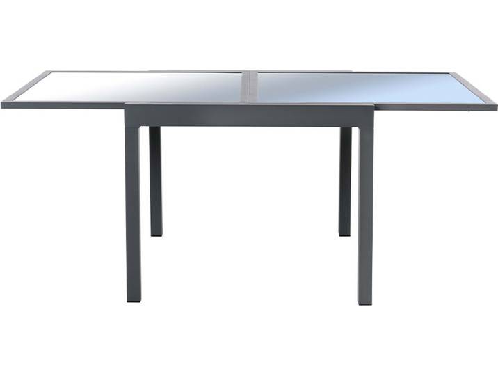 HOME DELUXE - Table de jardin VERANO - extensible rapidement 90 - 180 cm\, aluminium