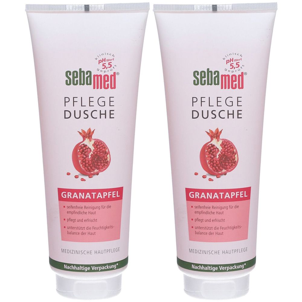 Doppelpack Sebamed Pflege Granatapfel 2x250 ml Duschgel