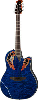 Ovation Celebrity ElitePlusCE44P-8TQ-G Trans Blue Hochglanz