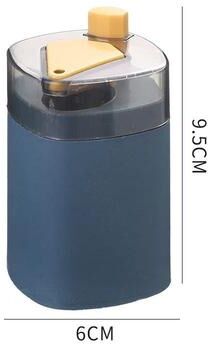 Inspire Curations Smart Press Pop Up Toothpick Dispenser Hygienic Automatic Toothpick Holder For Home & Travel blue