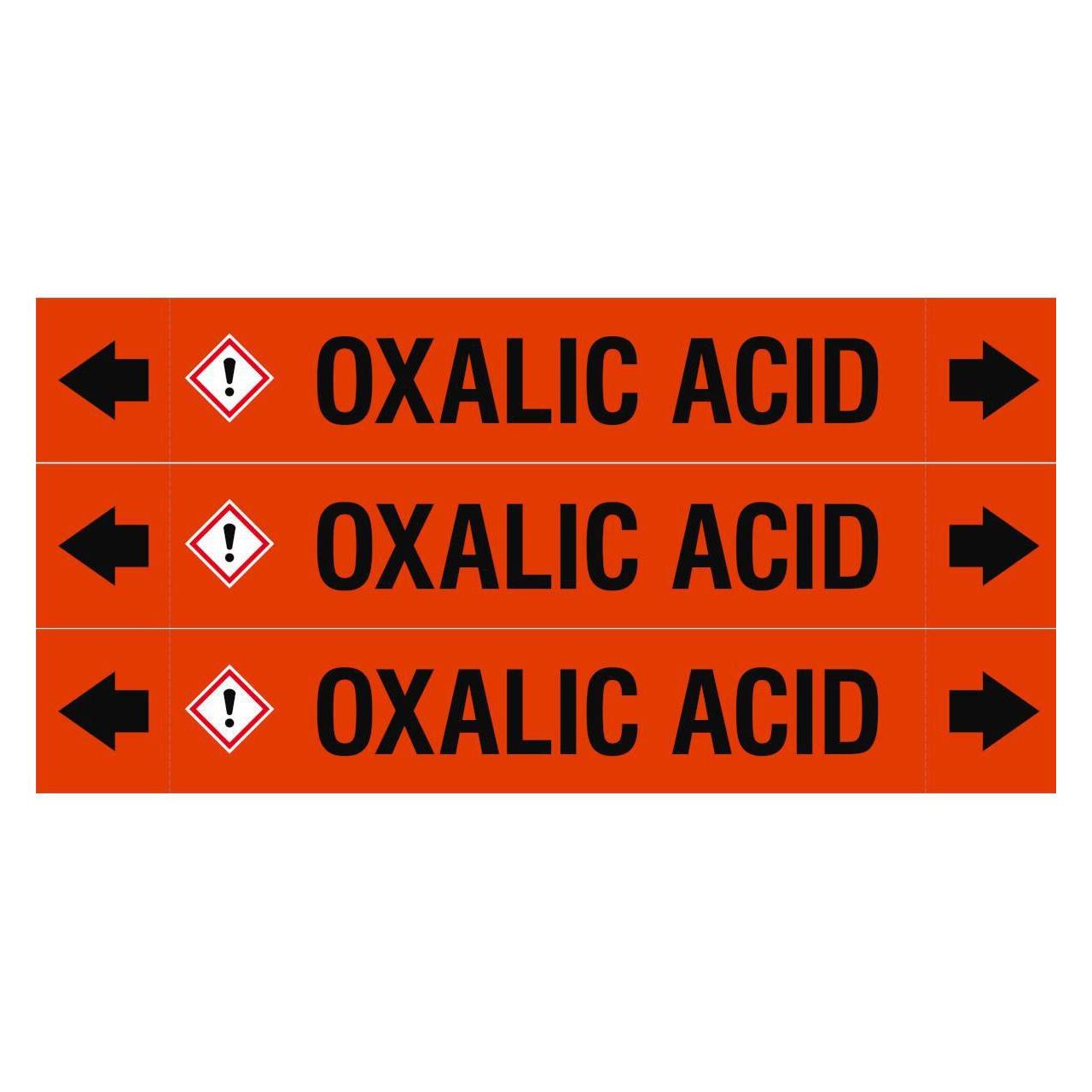 Brady ASME - Rohrmarkierer - Oxalic Acid (ASMEPM-37X230MM-OXALIC ACID)