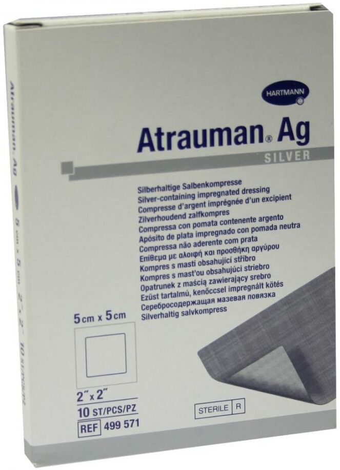 Atrauman Ag 5x5 cm steril Kompressen