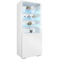VITRINE Granada Weiß matt