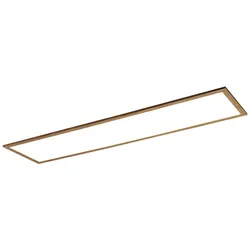 Rabalux 6909 LED-Deckenleuchte Almond 1x40W | 4200lm | 4000K - weiß, Holzimitation