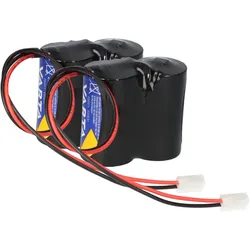 Ersatzbatterie kompatibel ABUS Security-Center für 2WAY-Funksirene 2x2er Set Varta Stecker