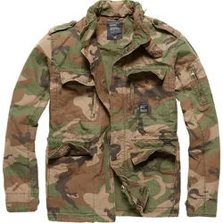 Vintage Industries Cranford Camo, Textiljacke - Braun/Oliv/Beige - 3XL