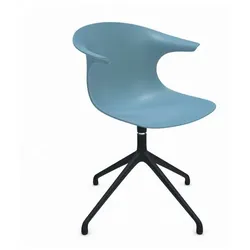 2er-Set Infiniti Stuhl Loop Kunststoff Blau