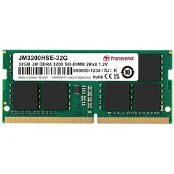 Transcend SO DDR4 PC 3200 CL22 JetRam, JM3200HSE-32G (1 x 32GB, 3200 MHz, DDR4-RAM, SO-DIMM), RAM