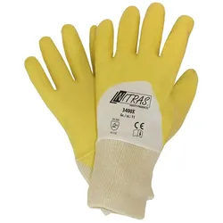 AS Arbeitsschutz Arbeitshandschuhe | 12 Paar Nitras Nitrilhandschuhe | gebleicht | Gr. 8