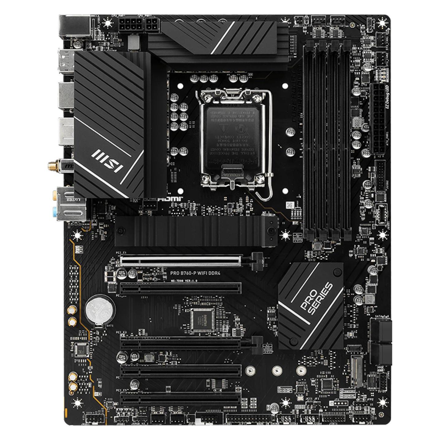 MSI PRO B760-P WIFI (LGA 1700, Intel B760, ATX) (7D98-001R)