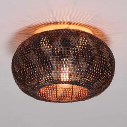 Deckenlampe im Industry und Loft Stil Lochmuster