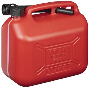 ProPlus Benzinkanister 530040RE, 10 Liter, rot, aus Kunststoff