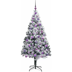 vidaXL, Weihnachtsbaum, Philipp (mit 120 lilafarbenen Bällen) (180 cm)