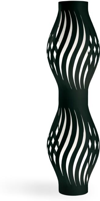 Helios Piantana Totem Design Moderno Polilux Colorato - Nero