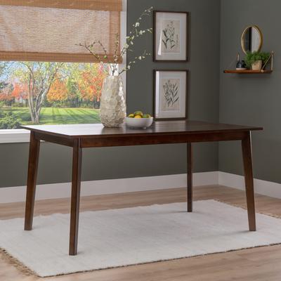 Linon Home Decor Linon Dolan Solid Rubberwood 60-inch Dining Table