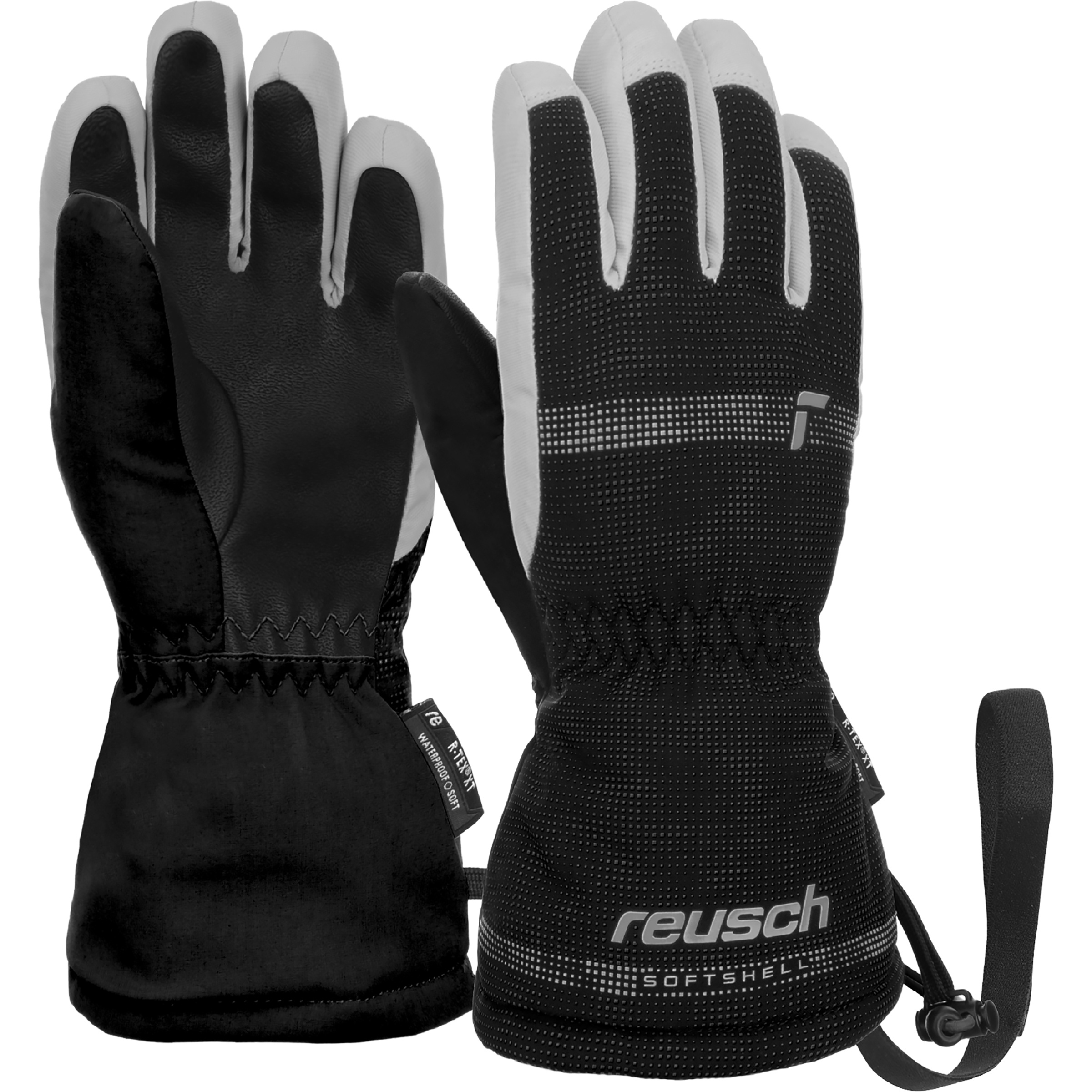 Reusch Maxi R-Tex XT Kinder Fingerhandschuhe schwarz Größe M Skifahren Widerstandsfähig Wasserabweisend