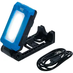 BGS, Arbeitsleuchte, - COB-LED Arbeits-Leuchte, klappbar (600 lm)