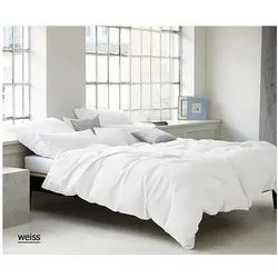 Elegante Bettwäsche Breezee - 135x200 cm + 80x80 cm weiss
