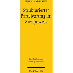 Strukturierter Parteivortrag im Zivilprozess, Fachbücher von Niklas Andressen