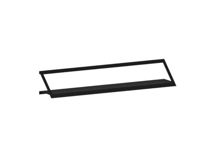 ZEUS étagère murale AIR SHELF WALL RACK (L 120 cm - métal traité par phosphatation noir)