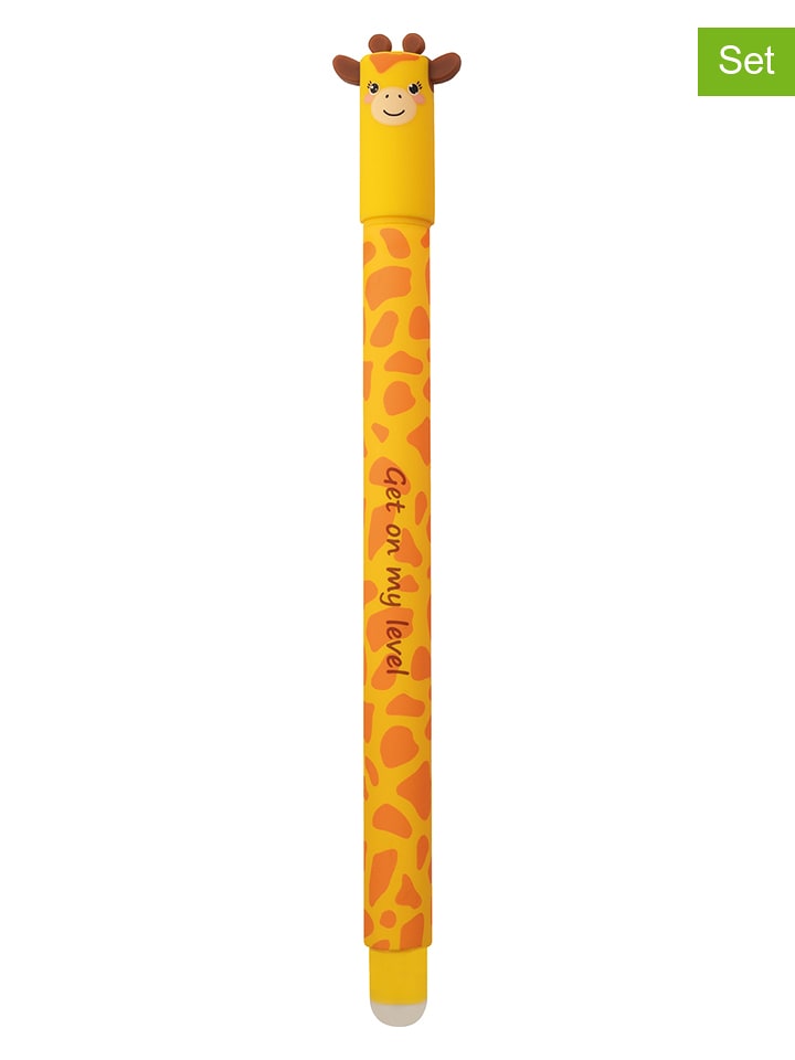 Eberhard Faber 3er-Set: Gelschreiber "Erase it! - Giraffe" - onesize