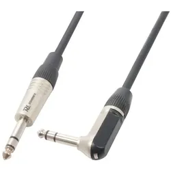 2x PD Connex 6.3mm Klinke – 6.3mm Klinke (3 m, 6.3mm Klinkenkabel), Audiokabel
