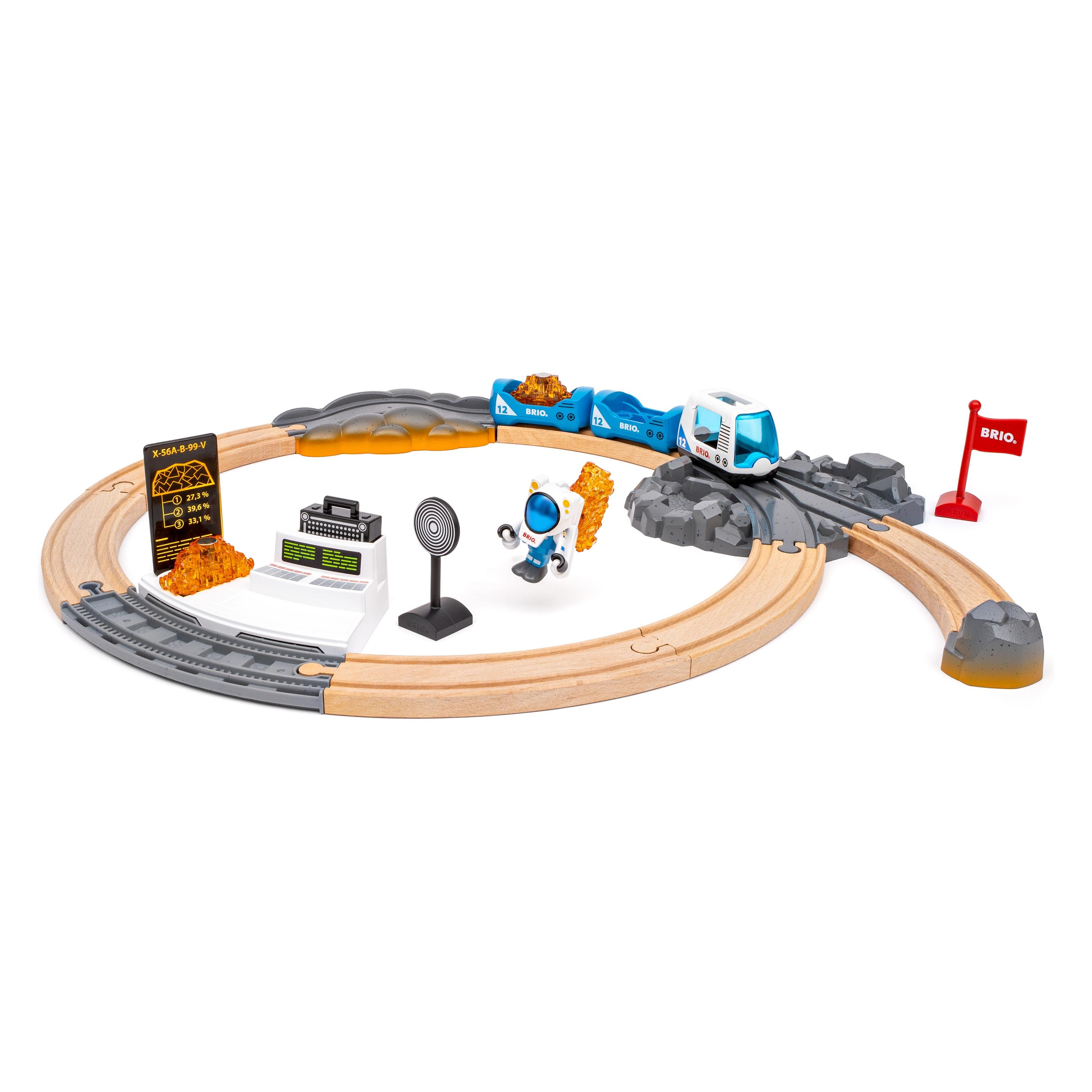 Ravensburger BRIO World Weltraumforschungs-Set - Holzeisenbahnset - wunderbares Geschenk für Kinder ab 3 J (63615300)