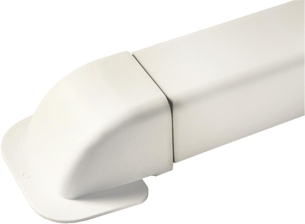 Tecnomat CURVA PASSAGGIO MURO PER CANALE CLIMA 60x45 mm