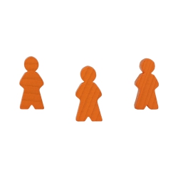 Halmakegel.com Mann - 14x30x8mm - orange 255905