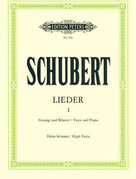 Edition Peters Schubert Lieder 1 Hoch