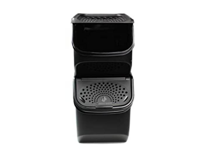 Tupperware Kartoffel-Lager 8,3L schwarz +Zwiebel-Lager 5,5L schwarz