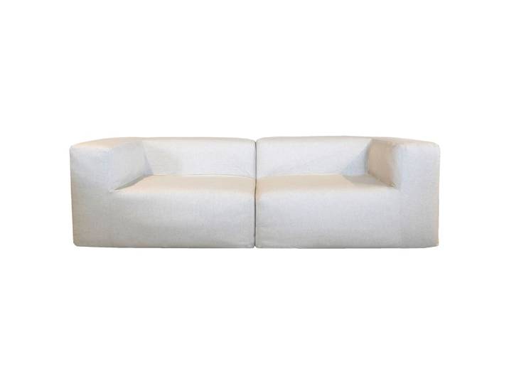 Canapé modulable - déhoussable 3 places - lin naturel