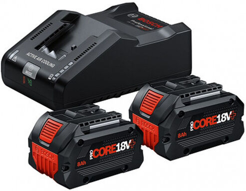 Bosch Starter Set 2 x ProCORE18V+ 8.0Ah + GAL 18V-160 1600A02X03