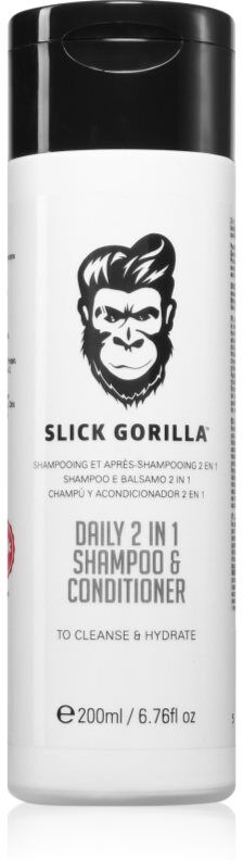 Slick Gorilla Daily 2 in 1 Shampoo & Conditioner shampoing et après-shampoing 2 en 1 200 ml