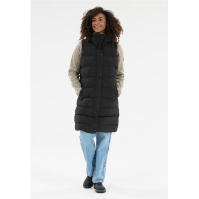 Steppweste WHISTLER "Joana", Damen, Gr. 44, schwarz, 100% Polyester, normal, ohne Ausschnitt, Westen Steppweste, mit wasserabweisender Beschichtung