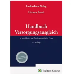 Handbuch Versorgungsausgleich, Fachbücher von Helmut Borth