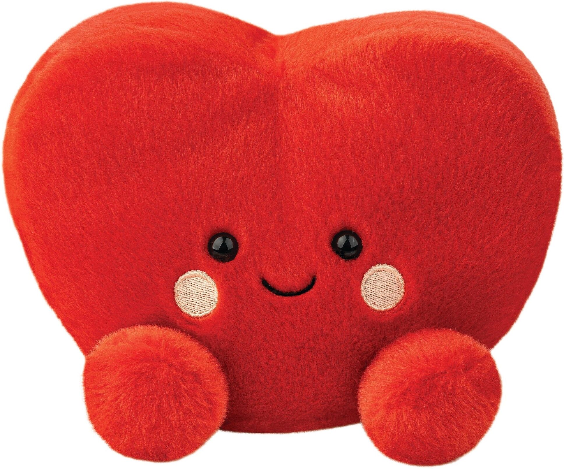 Aurora: Cuddle Pals Amore Heart 8" Soft Toy for All Ages - Eco-Friendly, Red, 8 in