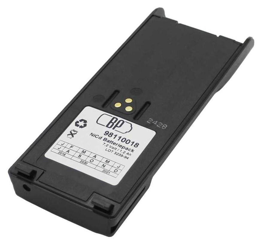AccuCell Funkaccu NiCd 7,2V 1200mAh vervangt Motorola FuG11b