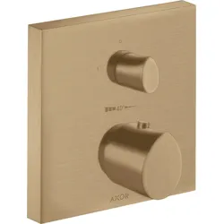 Hansgrohe AXOR Starck Organic Thermostat Unterputz mit Absperrventil, Brushed Bronze