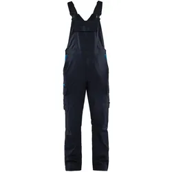Blakläder, Arbeitshose, Latzhose Industrie Stretch, marineblau / kornblau, Konfektionsgrösse 28 (28)